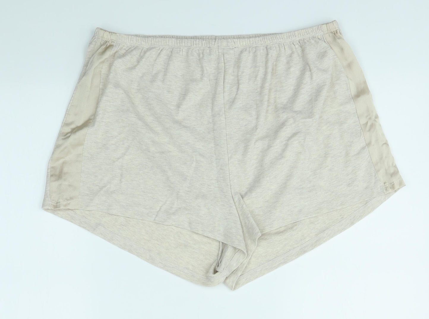 New Look Womens Beige Solid   Pyjama Pants Size L  - SHORTS