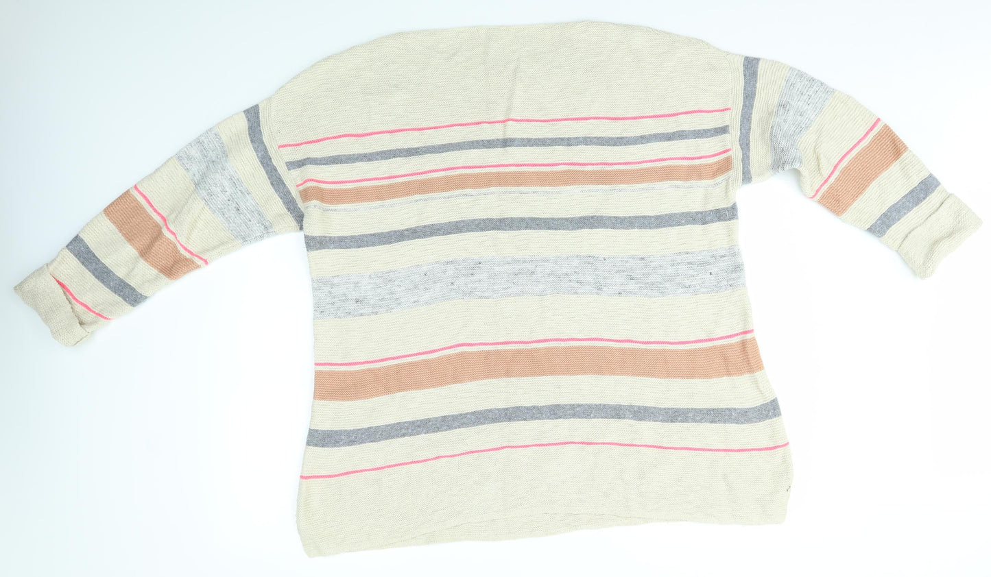 White Stuff Womens Multicoloured Striped  Pullover Jumper Size 20