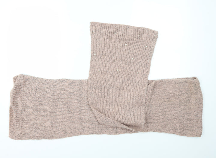 Preworn Womens Pink  Knit  Scarf
