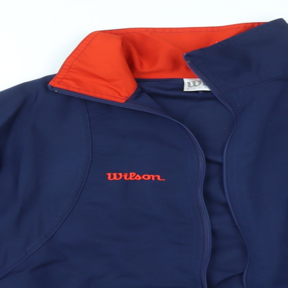Wilson Mens Blue   Jacket Coat Size S