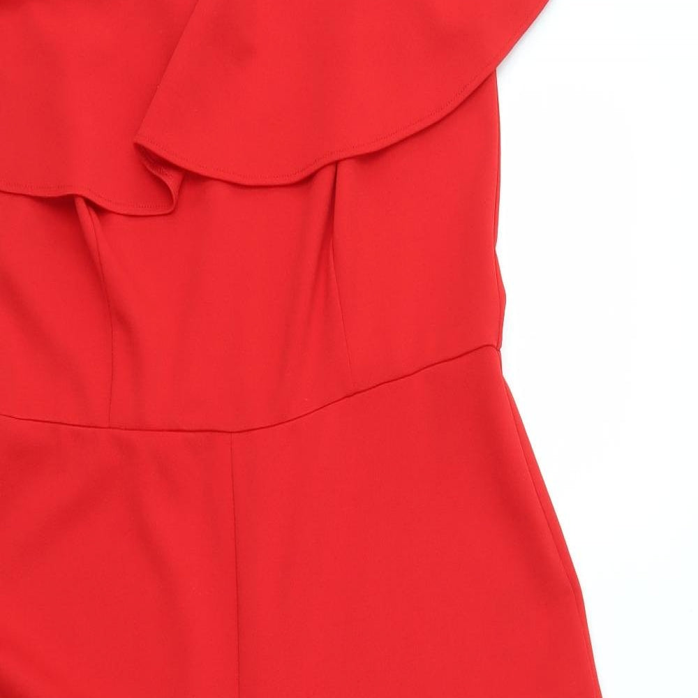 George Womens Red   Jumpsuit One-Piece Size 16