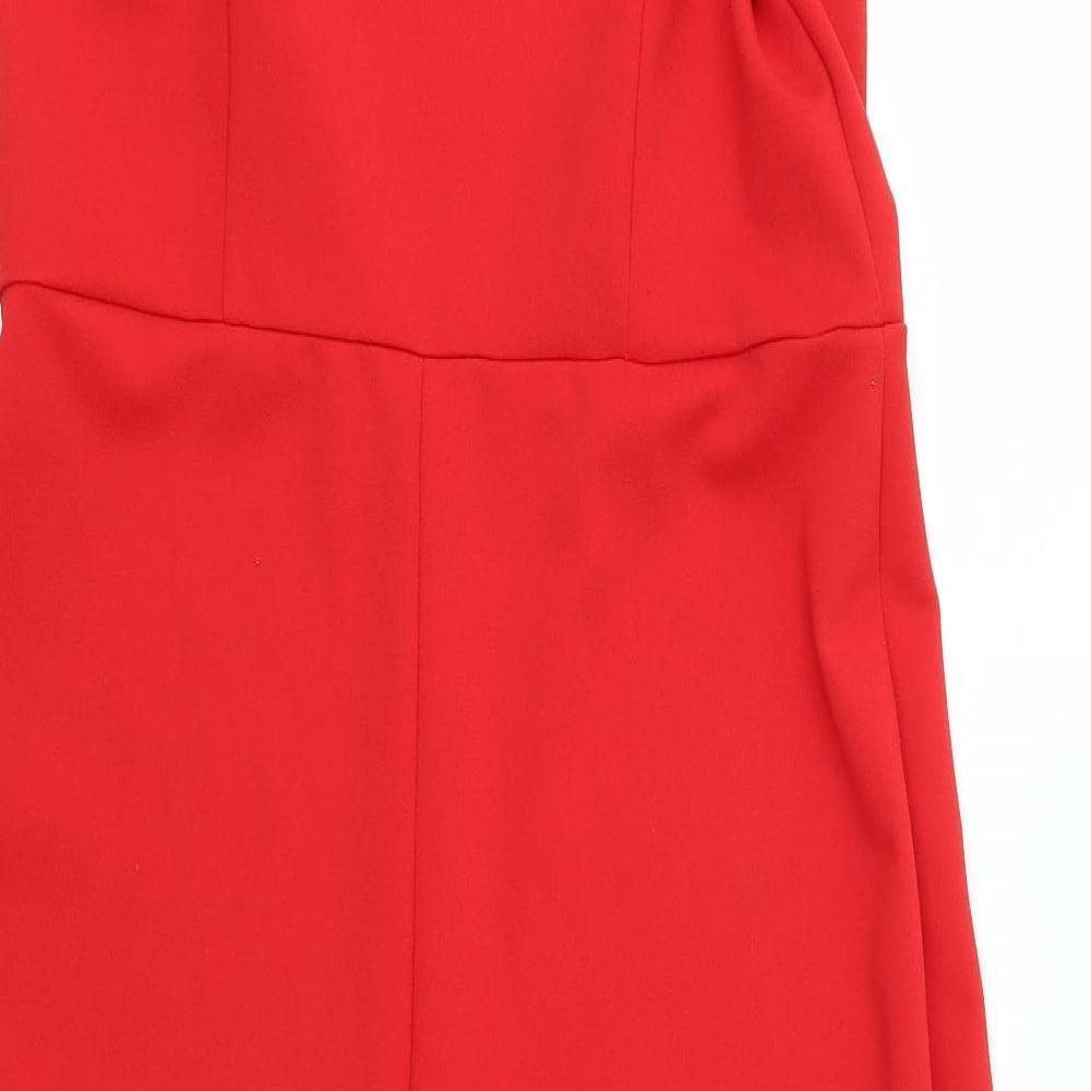 George Womens Red   Jumpsuit One-Piece Size 16