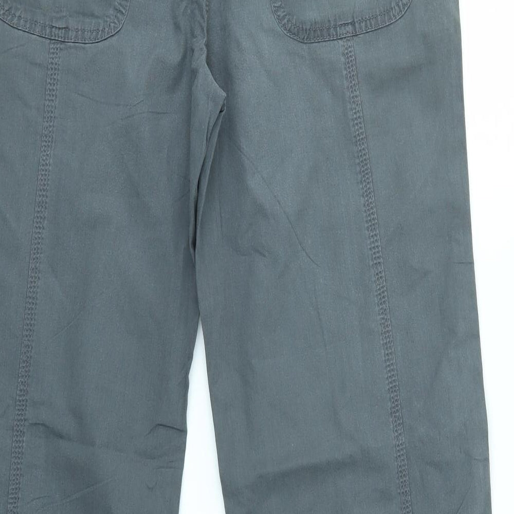 M&S Womens Grey   Trousers  Size 10 L29 in