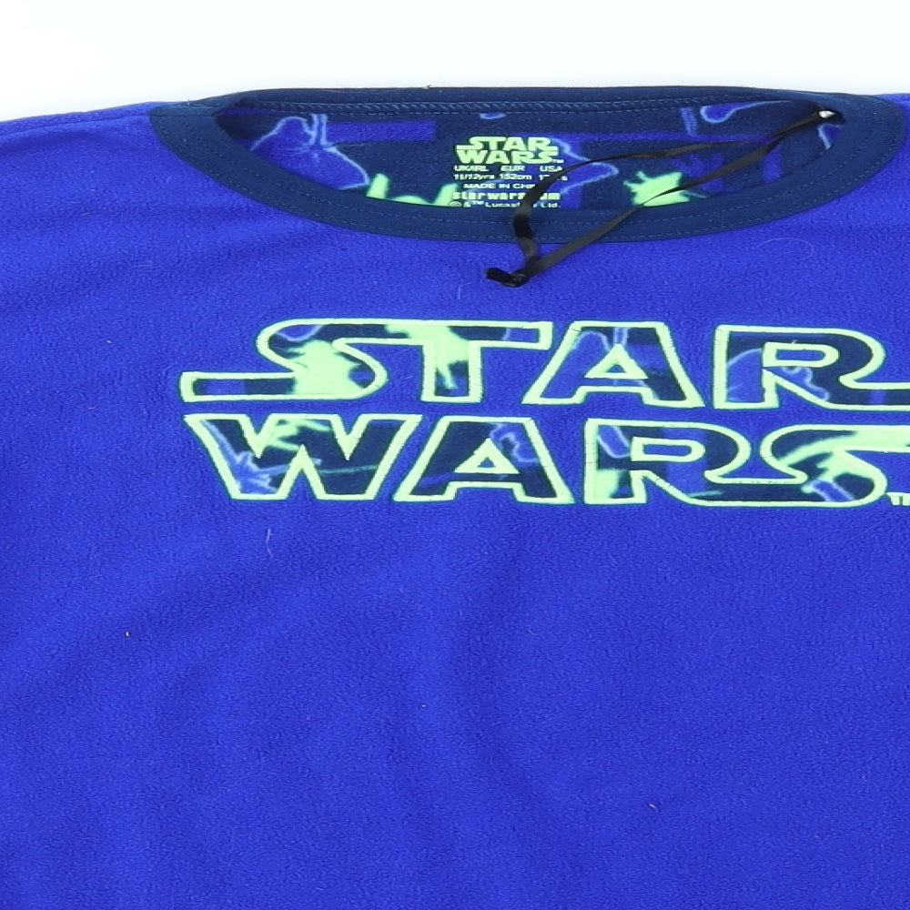 Primark Boys Multicoloured Solid   Pyjama Top Size 11-12 Years  - STAR WARS