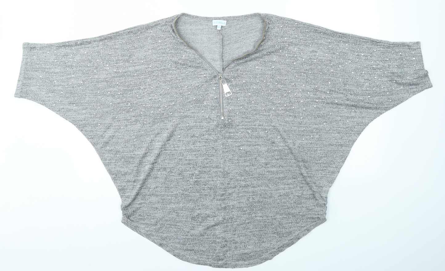 BLUE VANILLA Womens Grey   Pullover Jumper Size M