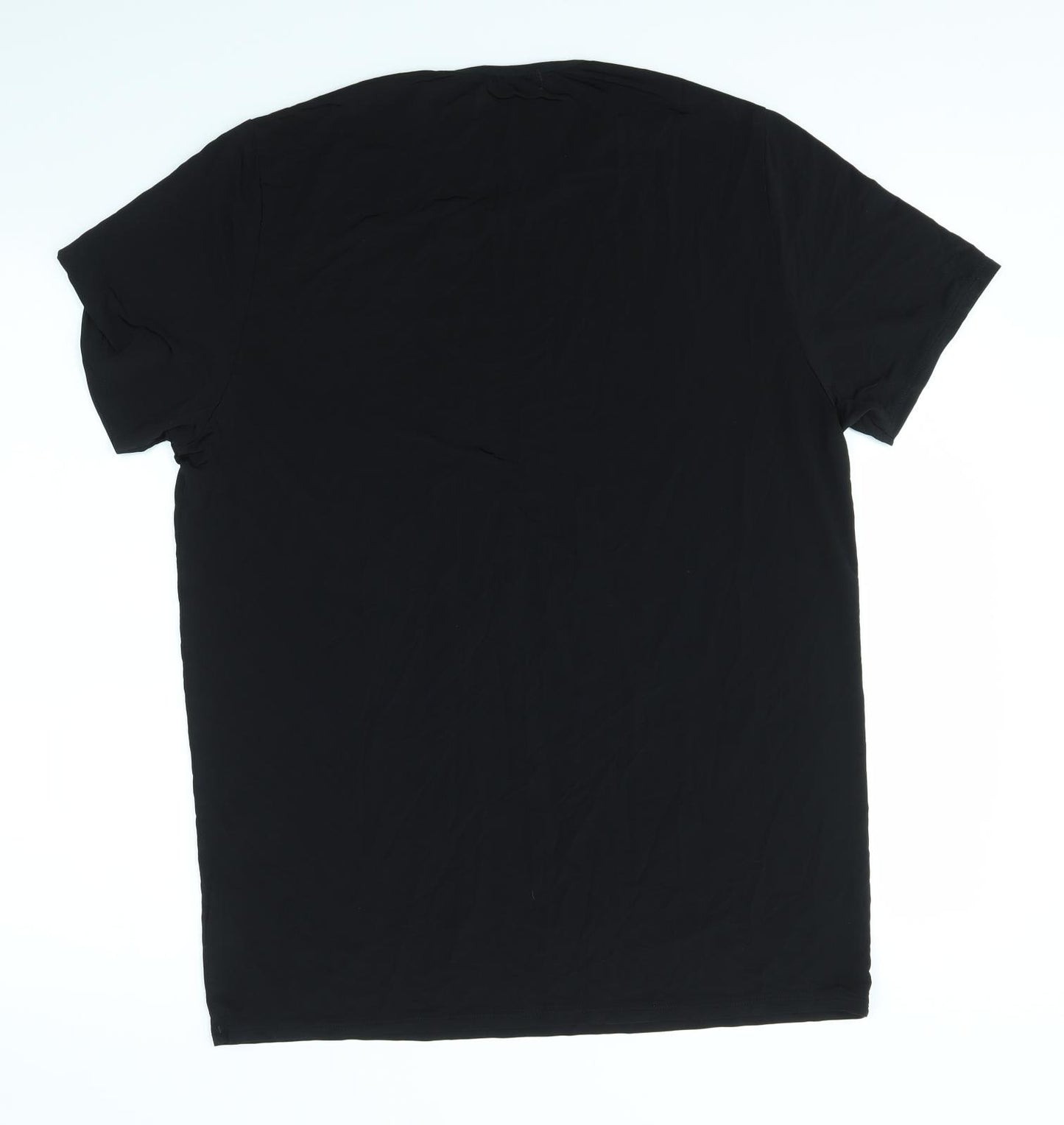 M&S Womens Black   Basic T-Shirt Size L  - MW