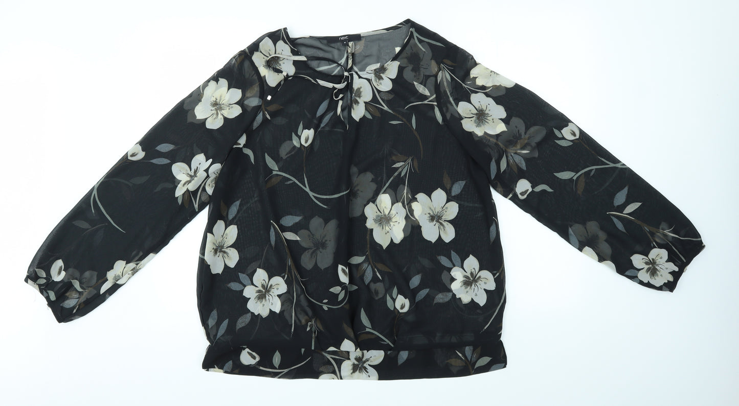 NEXT Womens Multicoloured Floral  Basic Blouse Size 18