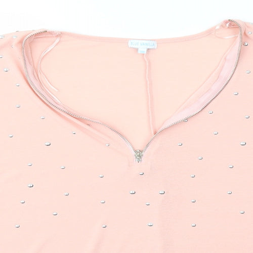 BLUE VANILLA Womens Pink   Pullover Jumper Size S