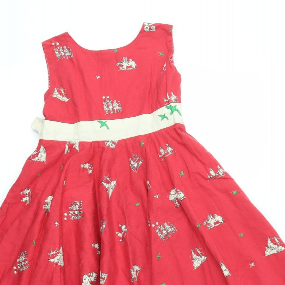 Poppy Girls Multicoloured   A-Line  Size 6-7 Years