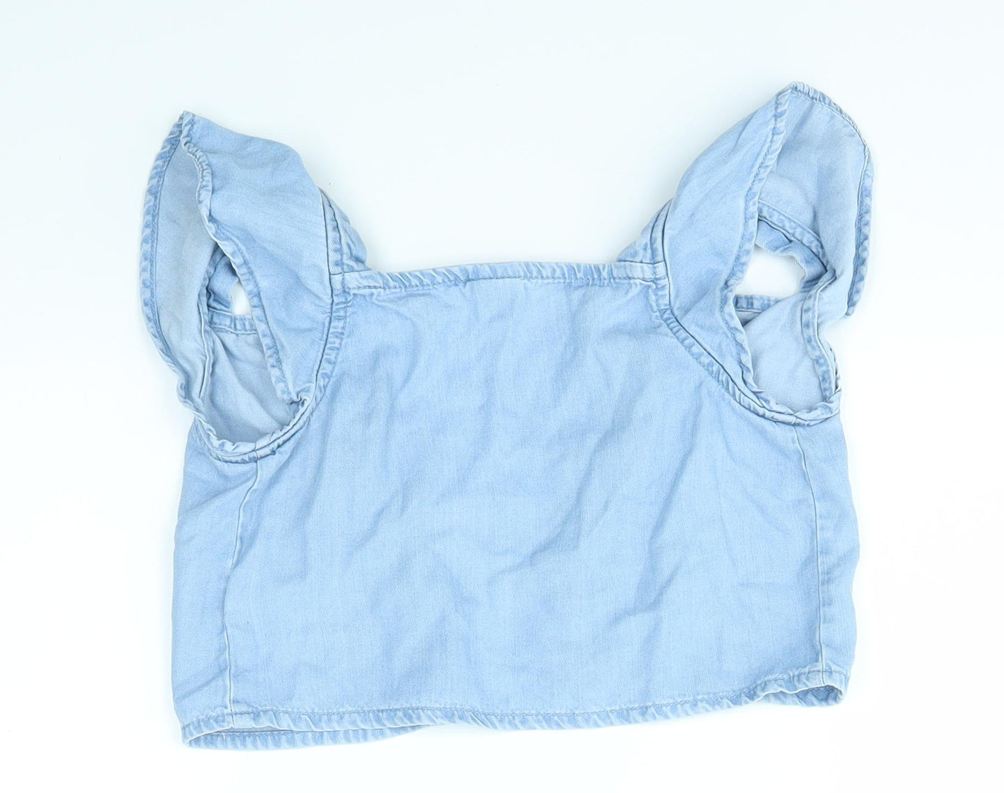 NEXT Girls Blue   Basic Button-Up Size 6 Years