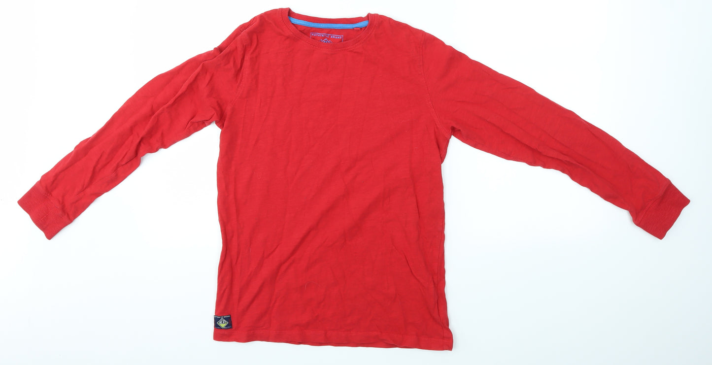 NEXT Boys Red   Basic T-Shirt Size 12 Years