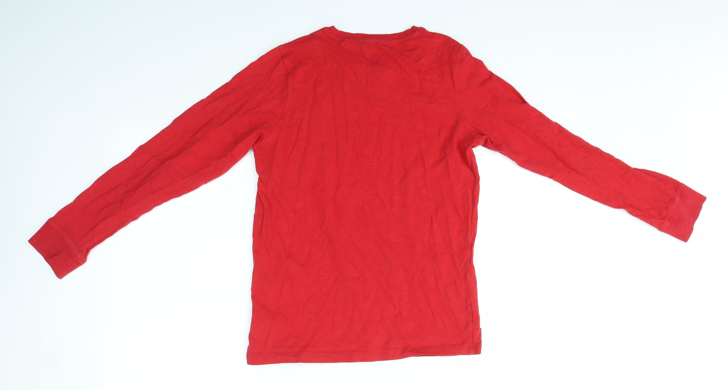 NEXT Boys Red   Basic T-Shirt Size 12 Years