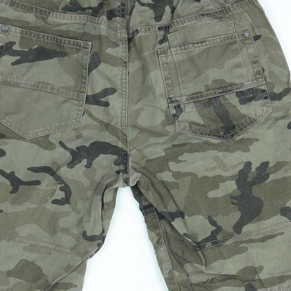 George Boys Multicoloured Camouflage  Sweat Shorts Size 12-13 Years