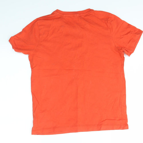 George Boys Orange   Basic T-Shirt Size 11-12 Years