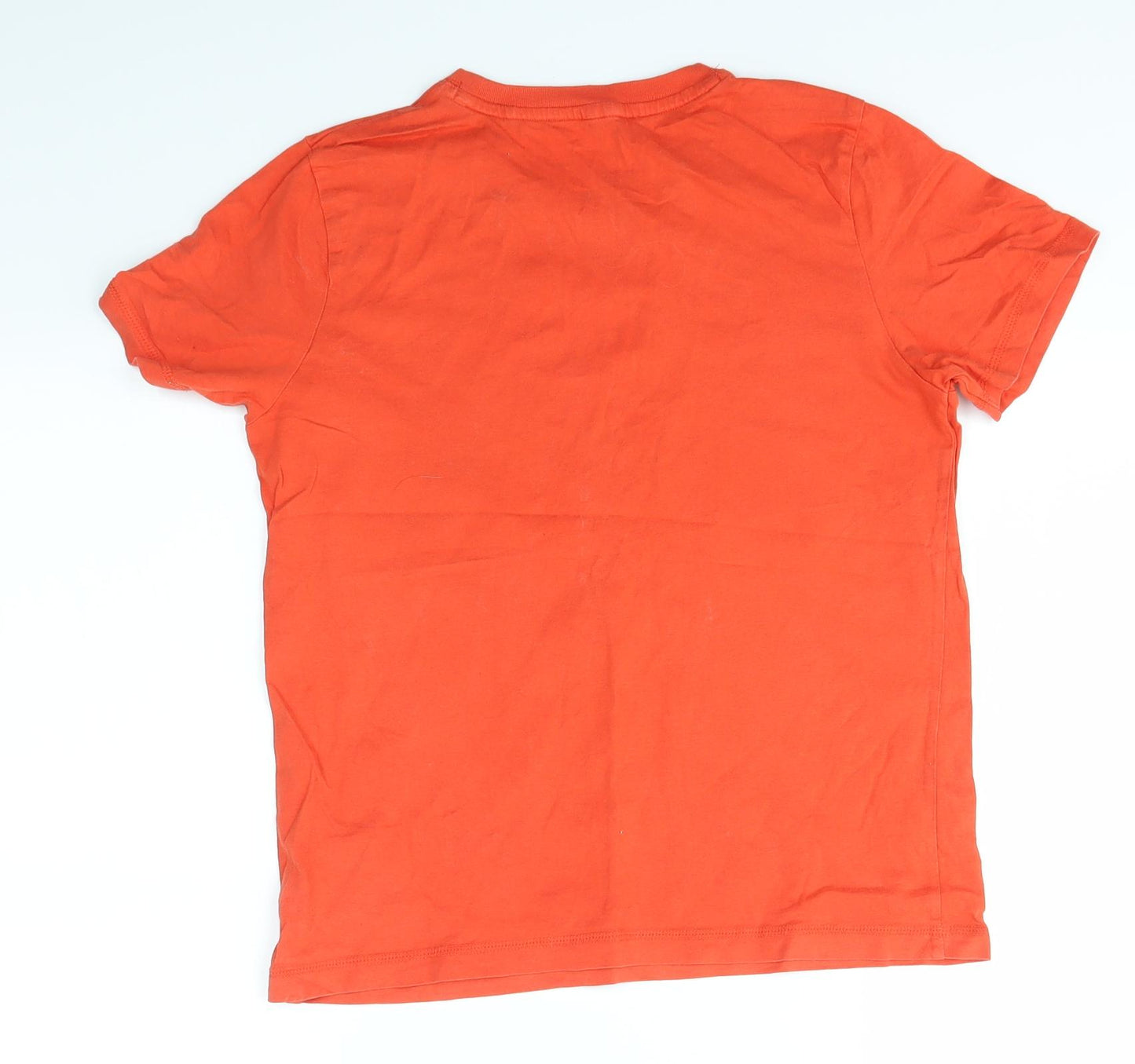 George Boys Orange   Basic T-Shirt Size 11-12 Years