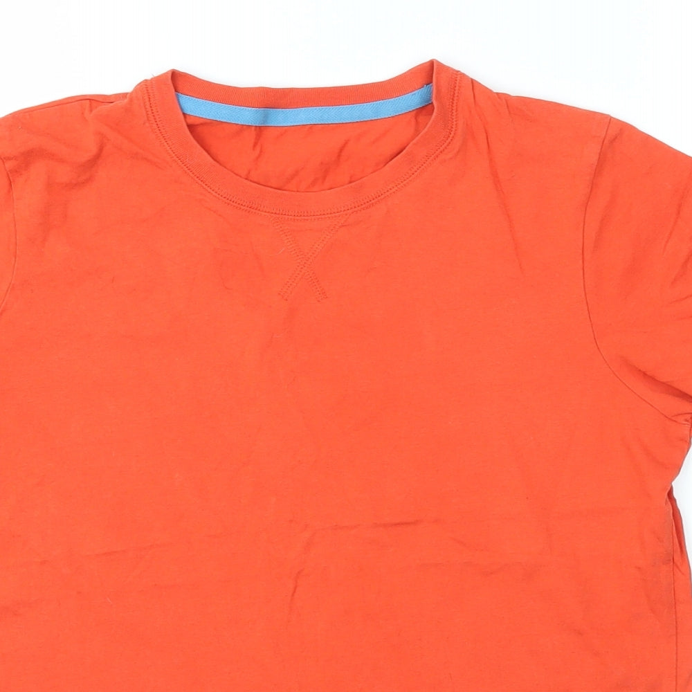 George Boys Orange   Basic T-Shirt Size 11-12 Years