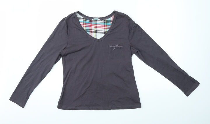 Debenhams Womens Grey   Top Pyjama Top Size 12