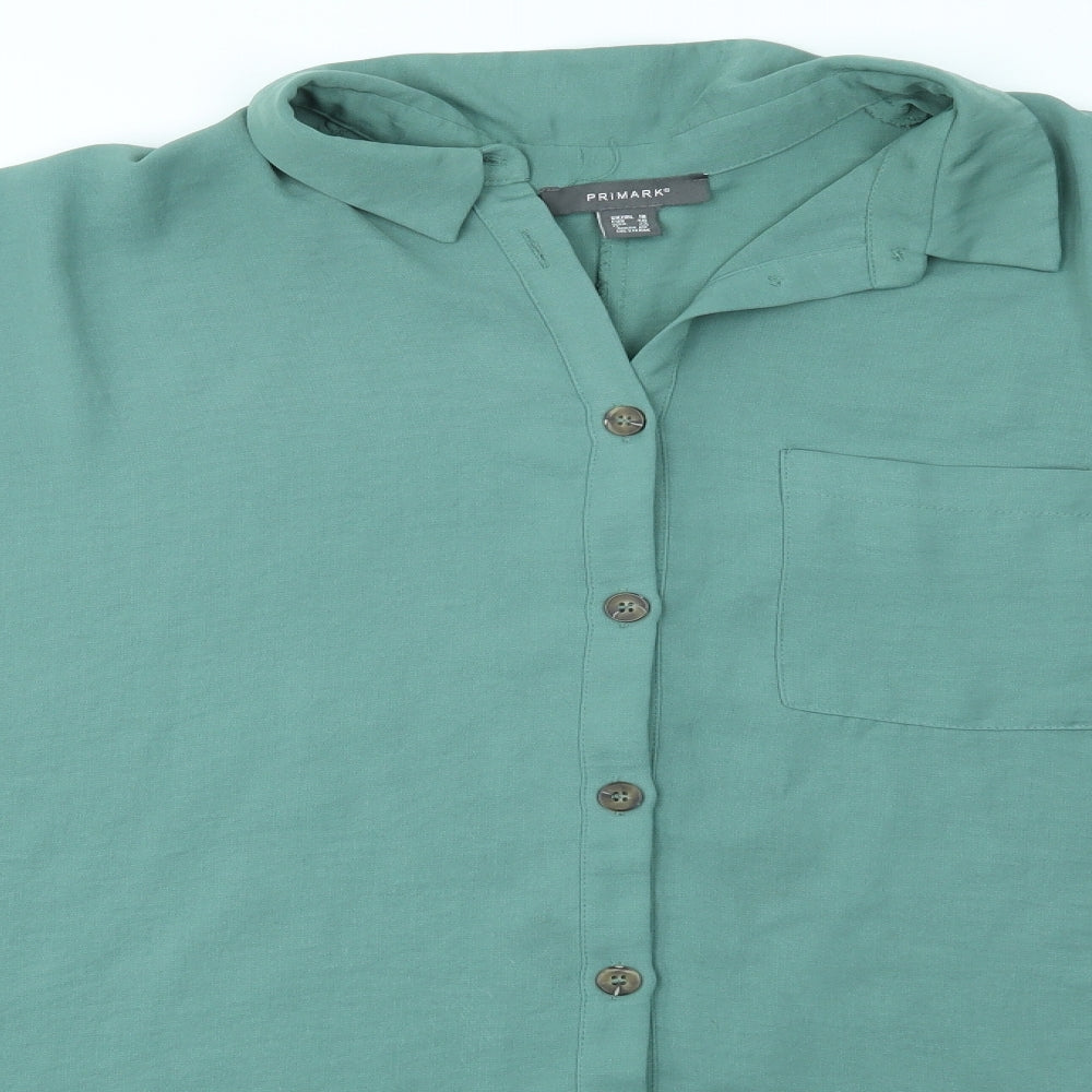 Primark Womens Green   Basic Blouse Size 18