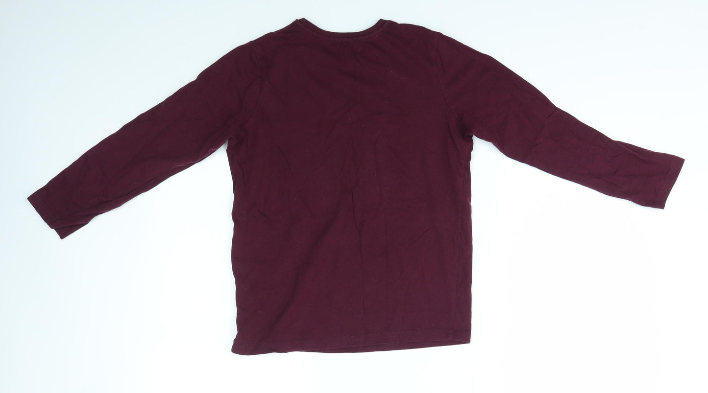 Primark Boys Purple   Basic T-Shirt Size 10-11 Years