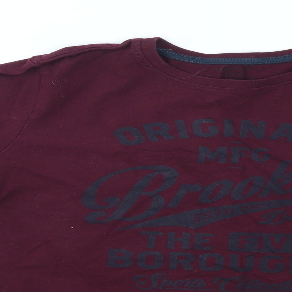 Primark Boys Purple   Basic T-Shirt Size 10-11 Years