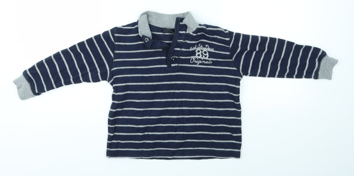 NEXT Boys Multicoloured Striped Pullover Sweatshirt Size 5 Years