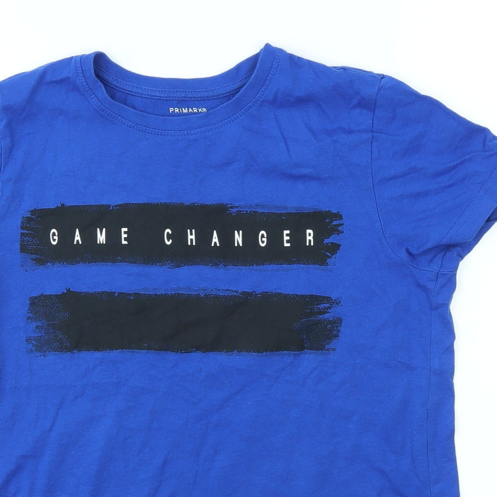 Primark Boys Blue   Basic T-Shirt Size 11-12 Years
