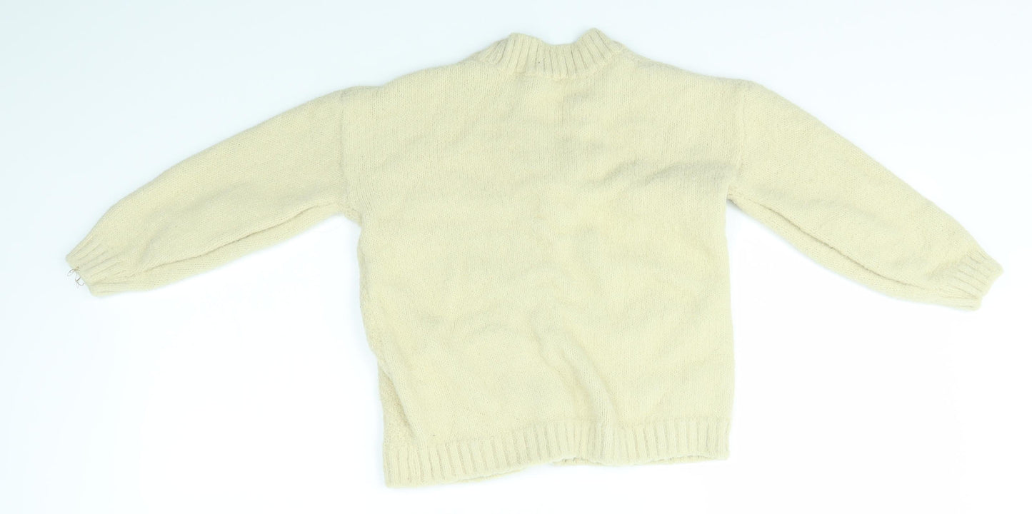 George Girls Beige   Cardigan Jumper Size 7-8 Years
