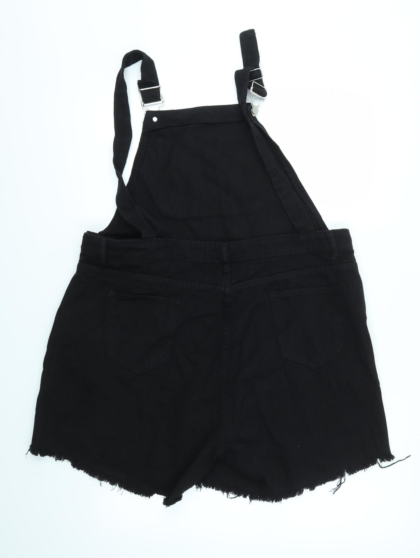SheIn Womens Black   Dungaree One-Piece Size 2XL