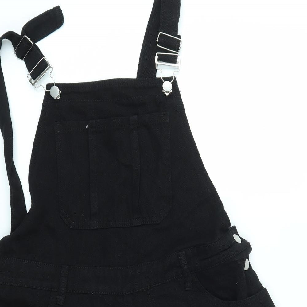 SheIn Womens Black   Dungaree One-Piece Size 2XL