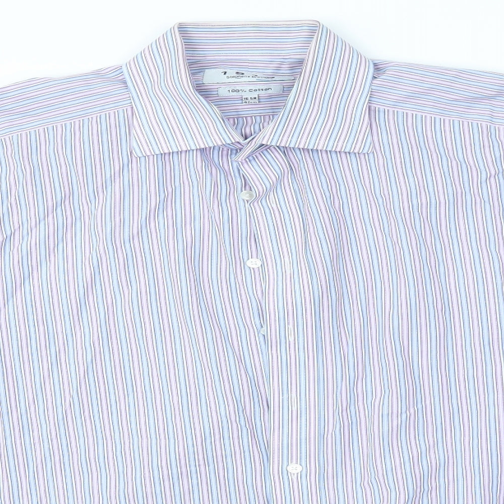 Stephens Brothers Mens Multicoloured    Dress Shirt Size 16.5