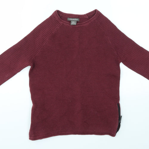Primark Girls Purple   Pullover Jumper Size 6-7 Years