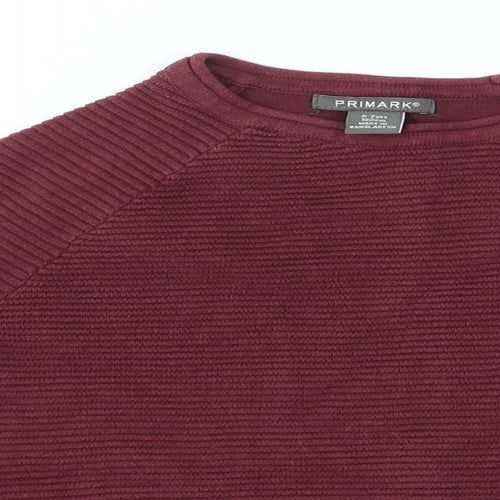 Primark Girls Purple   Pullover Jumper Size 6-7 Years