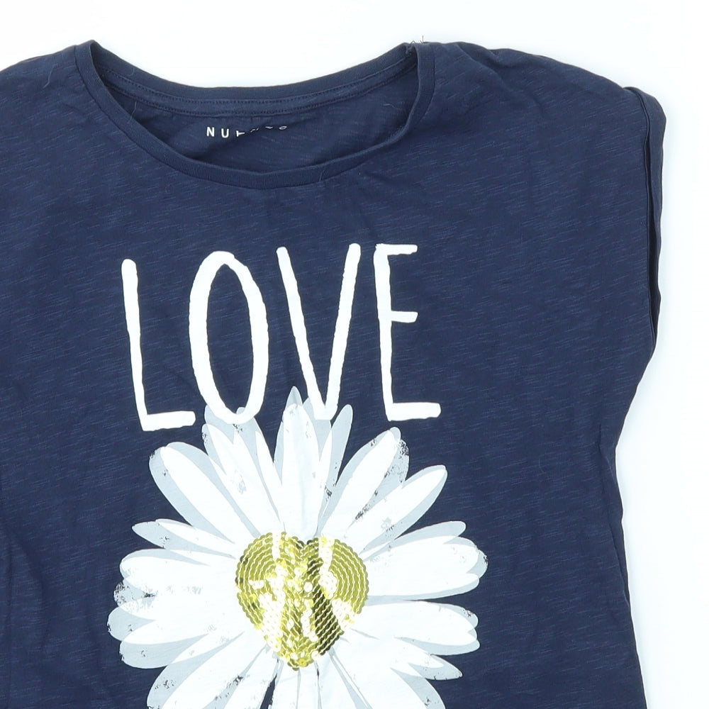 Nutmeg Girls Blue   Basic T-Shirt Size 12-13 Years