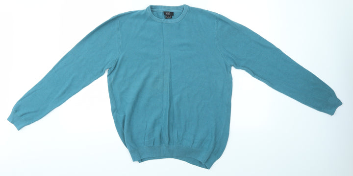 F&F Womens Green Pullover Jumper Size M