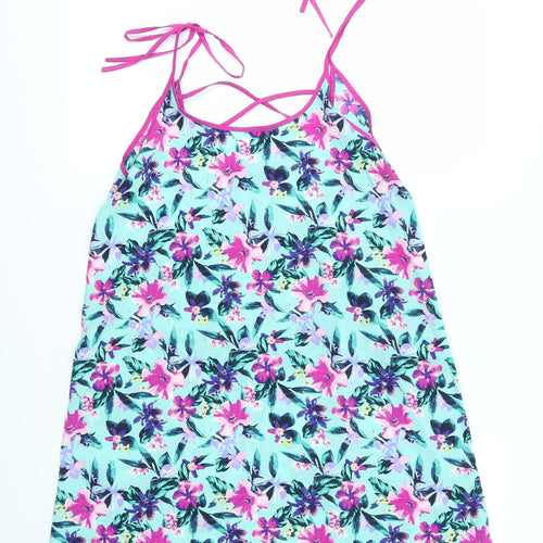 Primark Womens Multicoloured Floral  Tank Dress  Size S