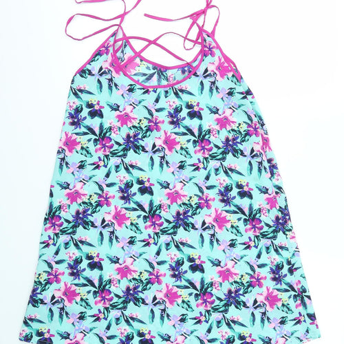 Primark Womens Multicoloured Floral  Tank Dress  Size S