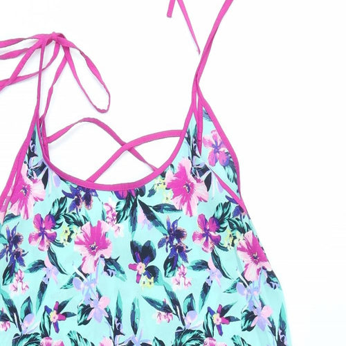 Primark Womens Multicoloured Floral  Tank Dress  Size S