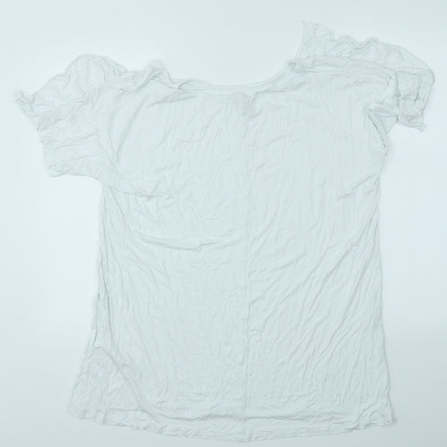 ASOS Womens White   Basic T-Shirt Size 16