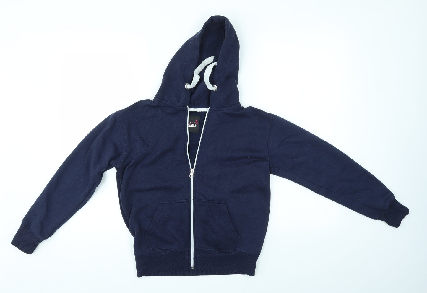 MALAIKA Girls Blue   Full Zip Hoodie Size 13 Years