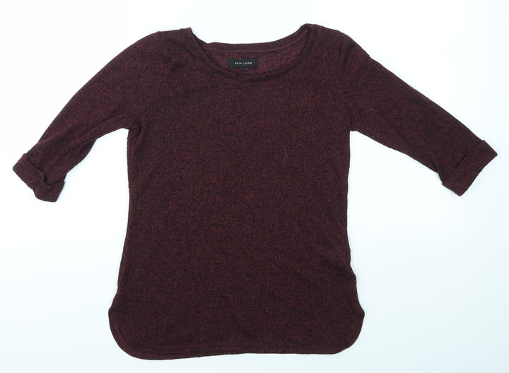 New Look Womens Purple   Pullover Jumper Size 8