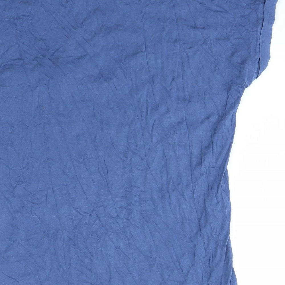 Peacocks Womens Blue   Basic T-Shirt Size 12
