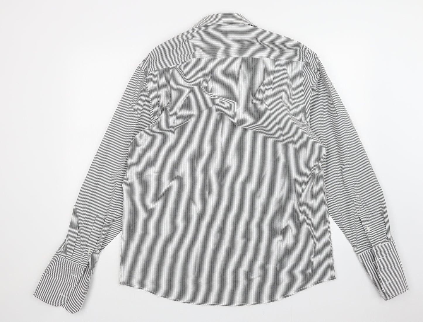 Greenwoods Mens Multicoloured Striped   Dress Shirt Size 16.5