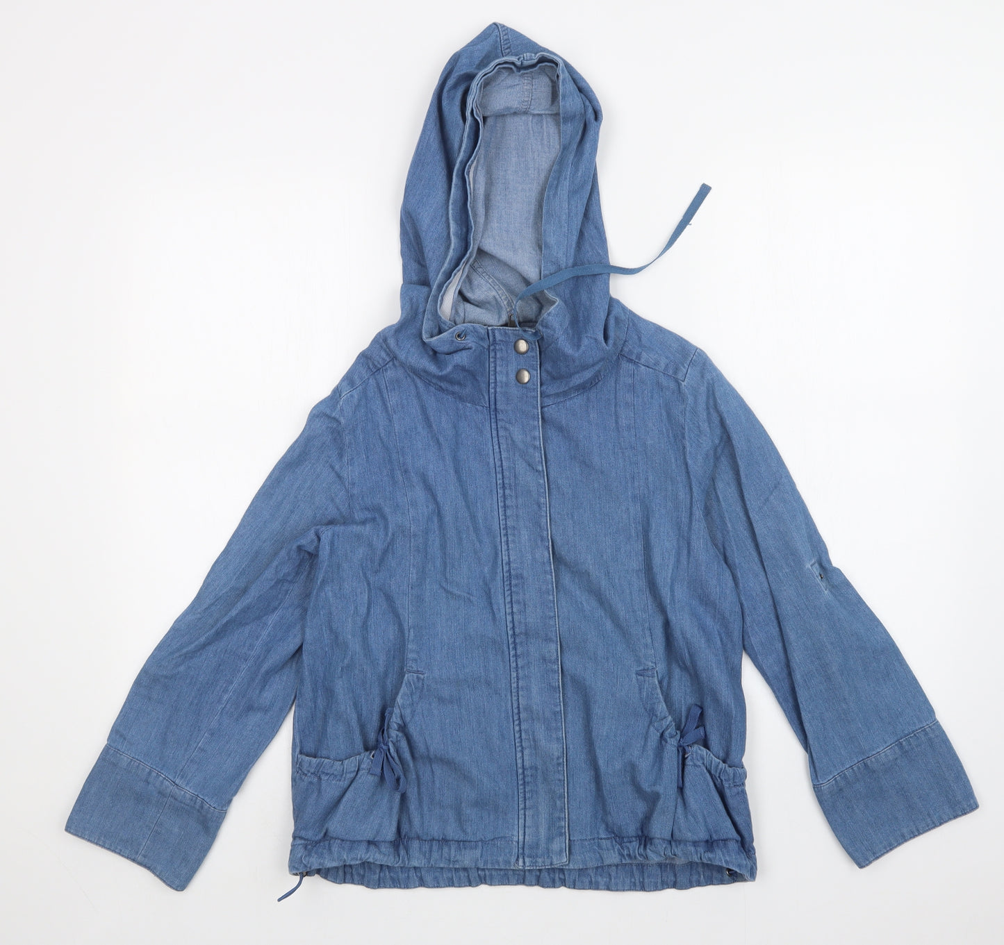 lowrys farm Womens Blue  Denim Jacket  Size M