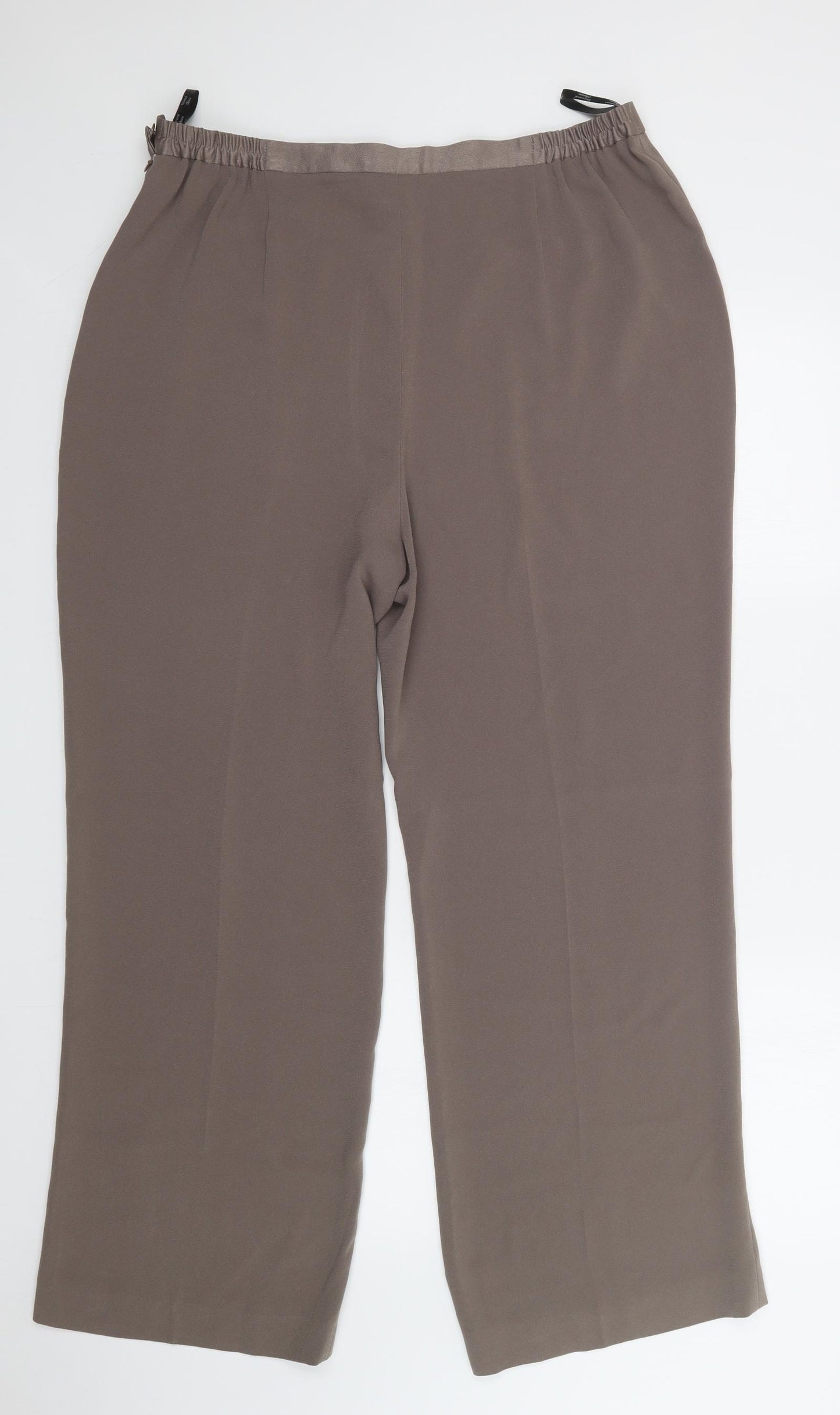 Personal Choice Womens Brown   Trousers  Size 20 L29 in