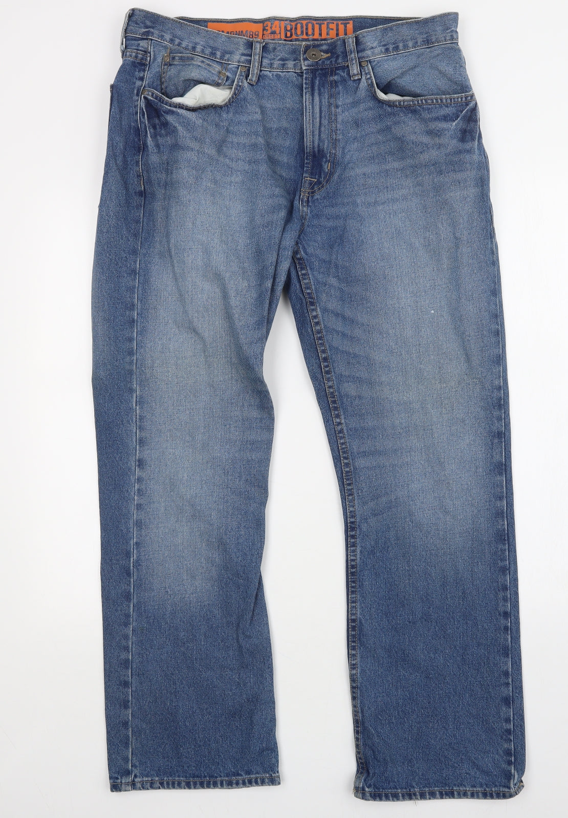 George Mens Blue   Bootcut Jeans Size 34 L29 in