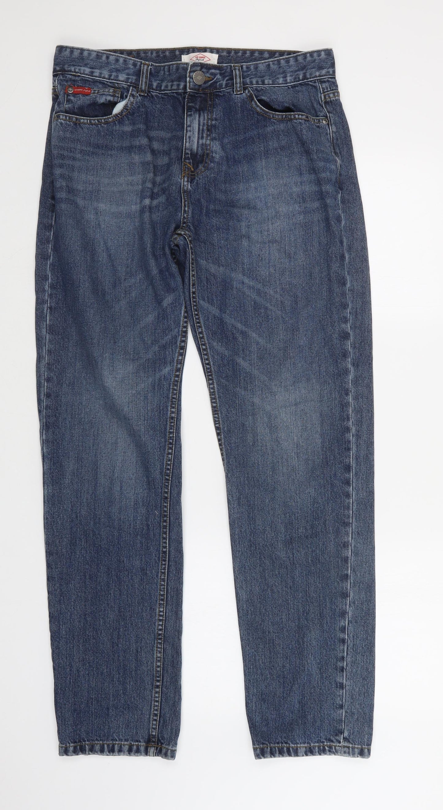 Lee Cooper Mens Blue   Straight Jeans Size 36 L32 in