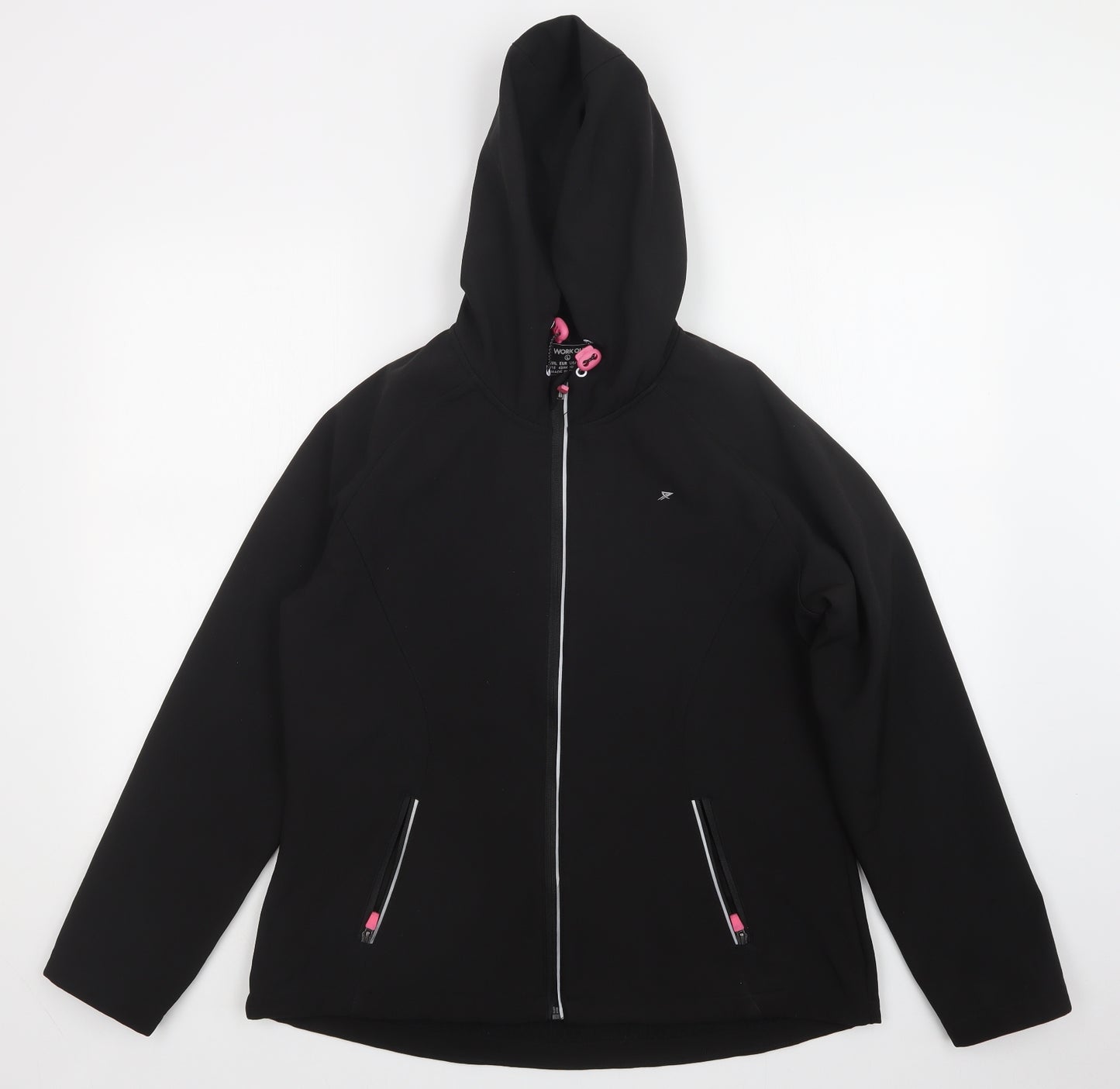 Workout Womens Black   Jacket  Size L