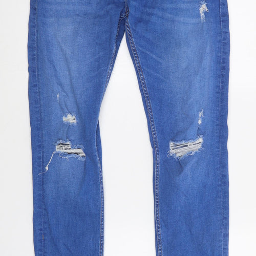 Denim CO Mens Blue   Skinny Jeans Size 34 L34 in