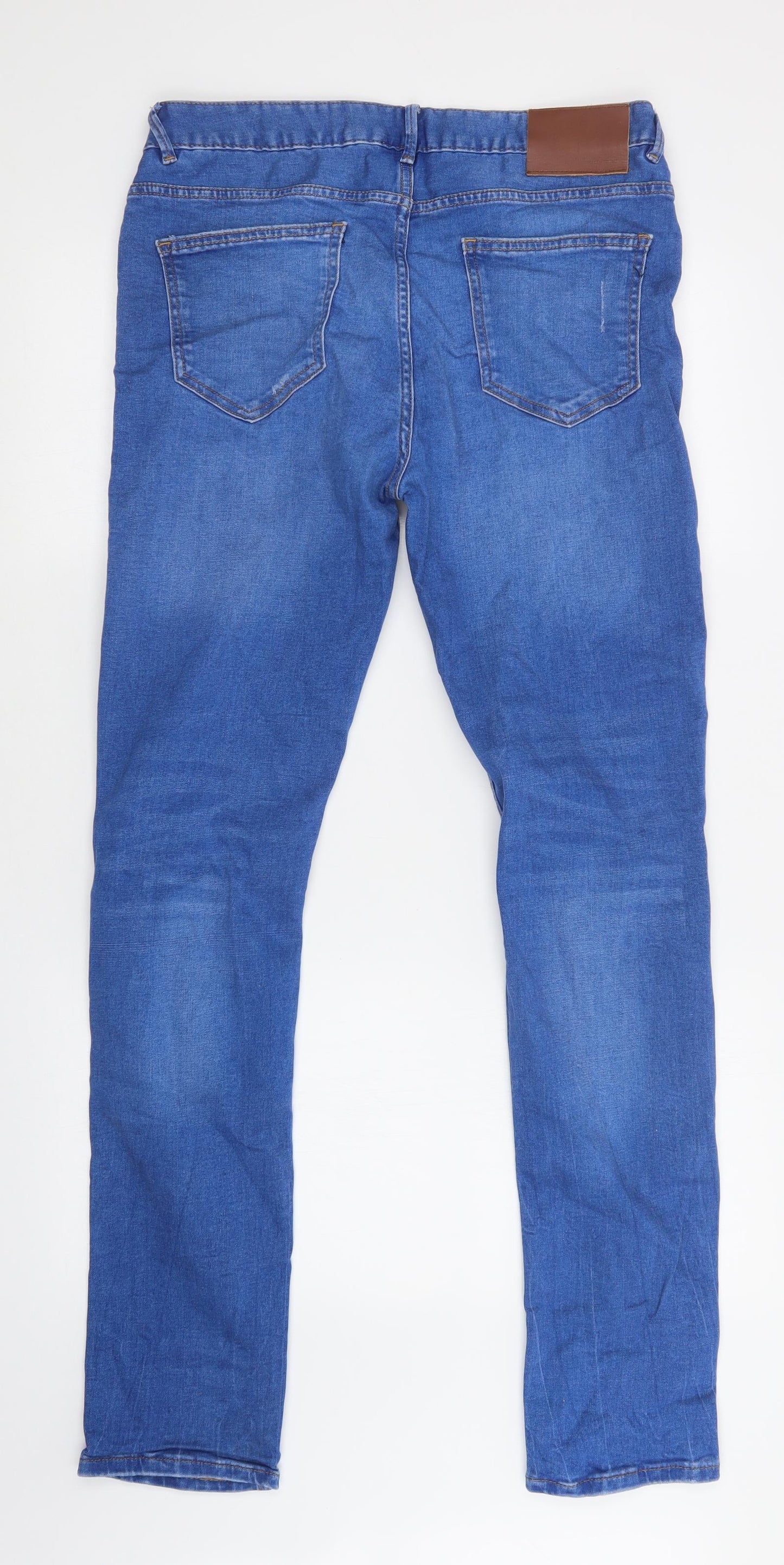 Denim CO Mens Blue   Skinny Jeans Size 34 L34 in