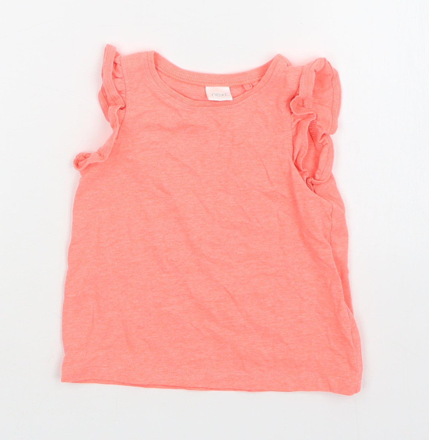 NEXT Girls Pink   Basic T-Shirt Size 18-24 Months